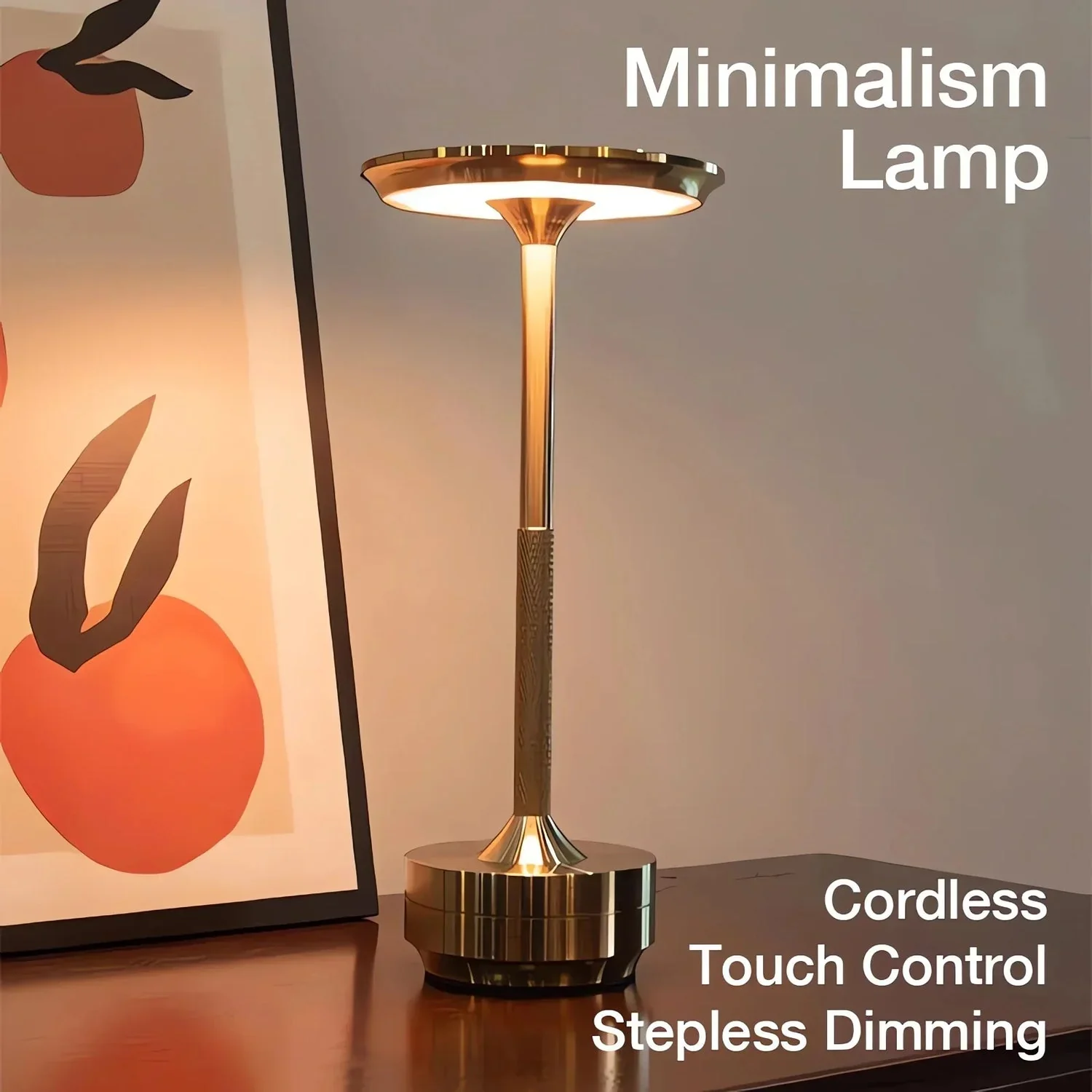 Cable-Free Rechargeable Modern Aura Table Lamp - Image 3