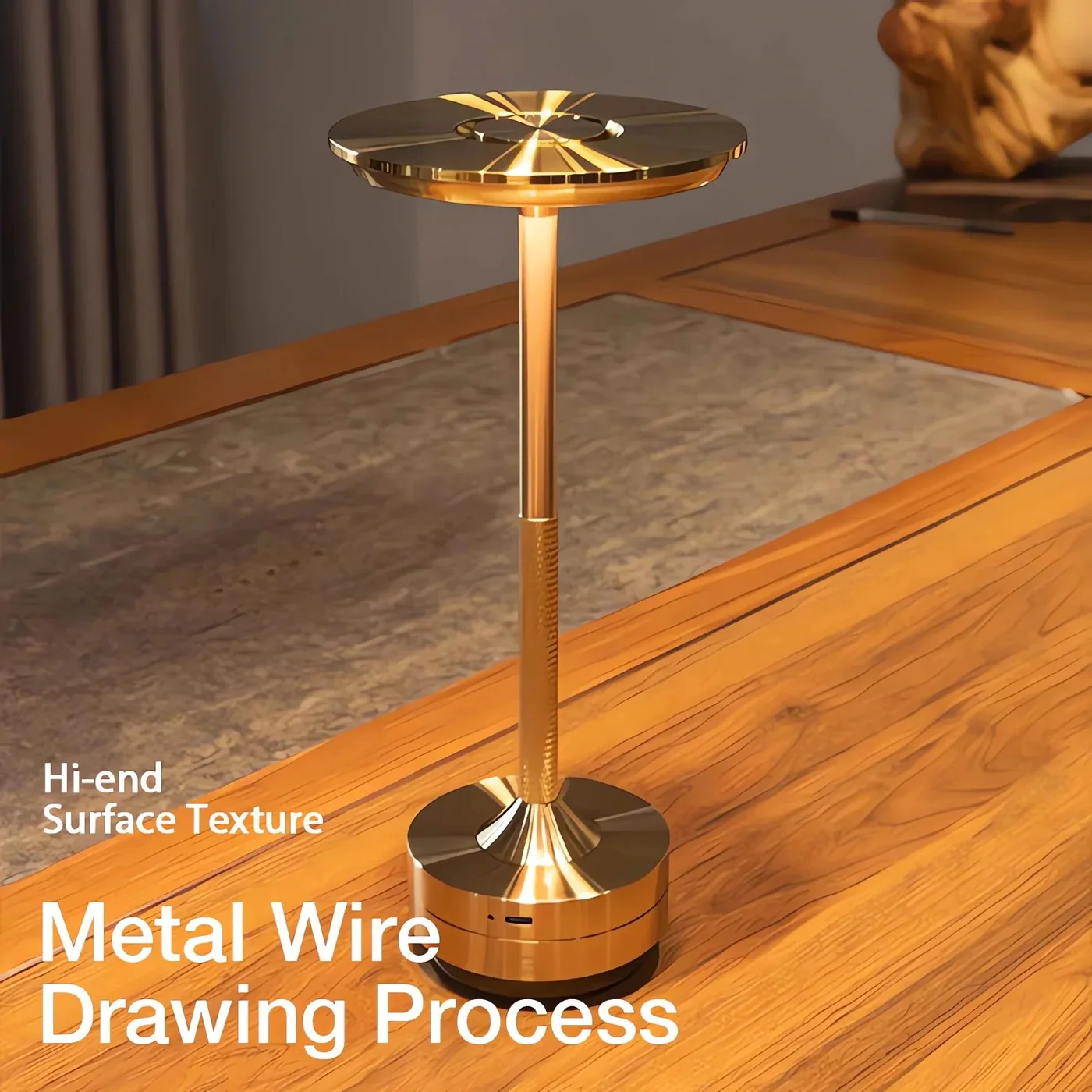 Cordless Table Lamp with Touch Control & Modern Nordic Design - Image 8