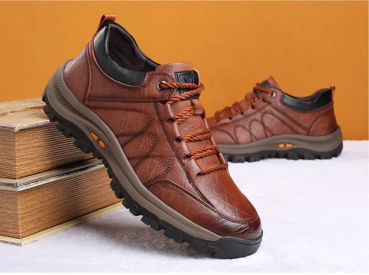 Men’s Casual Hand Stitching Arch Support & Non-slip Breathable Shoes - Image 6