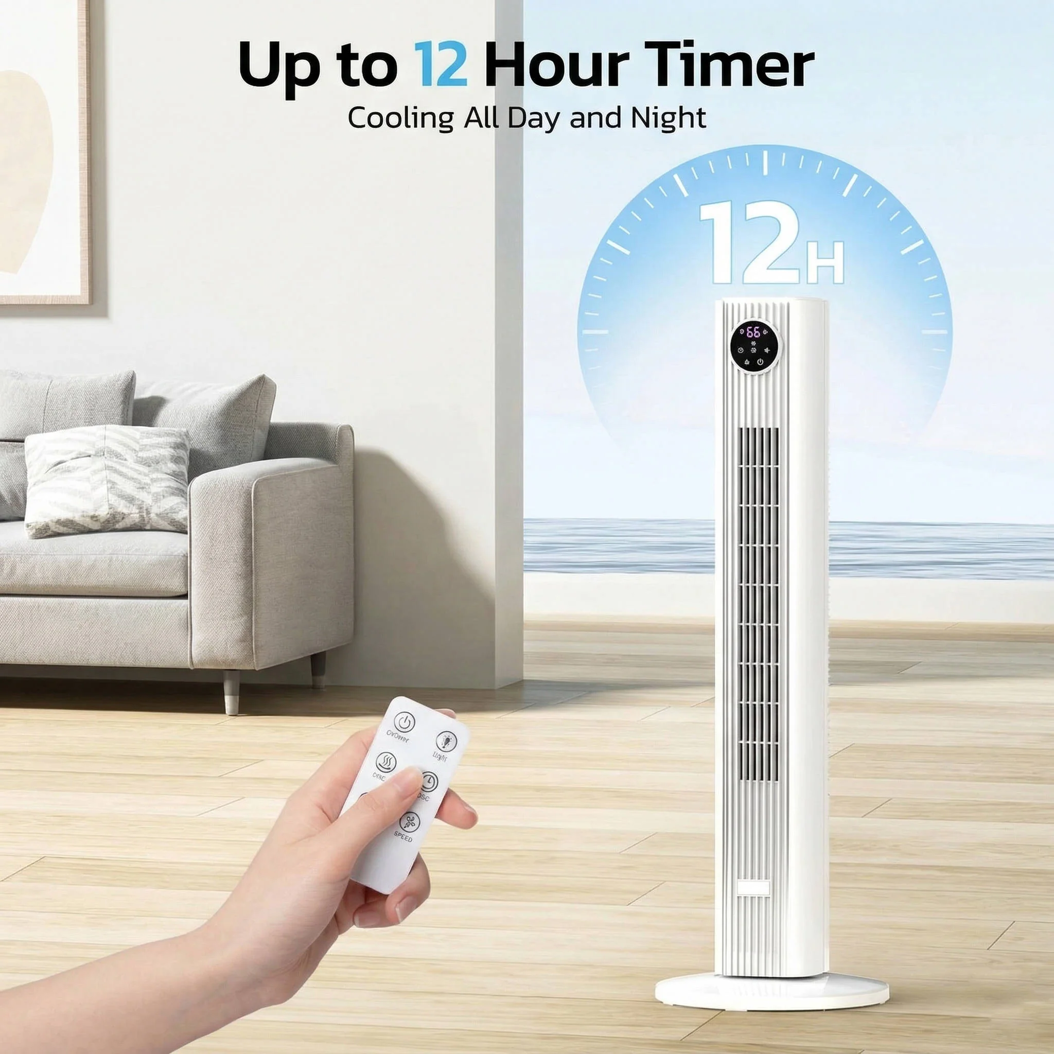 Portable Ac Unit Air Conditioner Cooler for Bedroom & Apartment, Room Air Cooler, Windowless - Image 4
