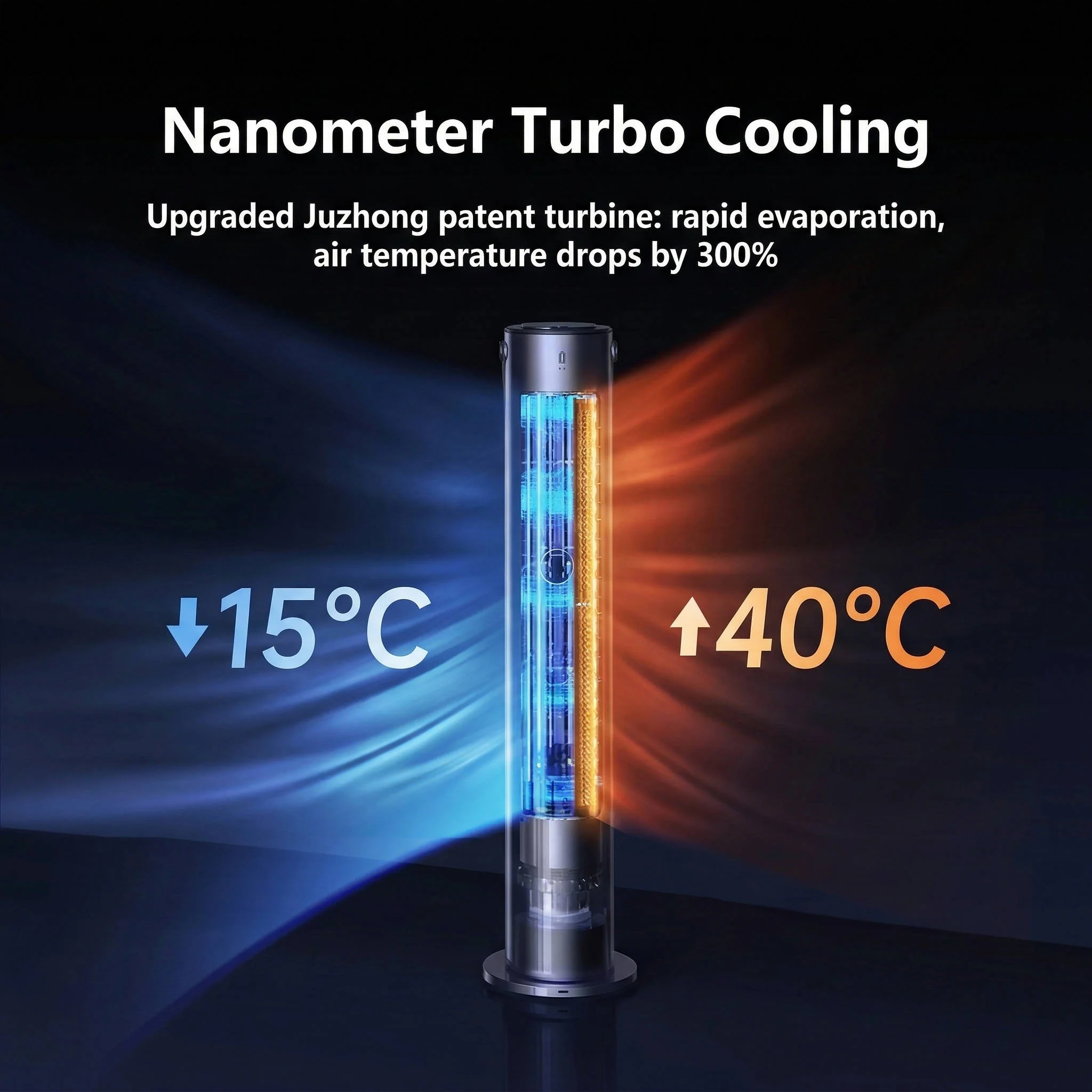 Portable Ac Unit Air Conditioner for Bedroom, Powerful & Smart Room Cooler, Windowless, Quiet for Sleep - Image 3