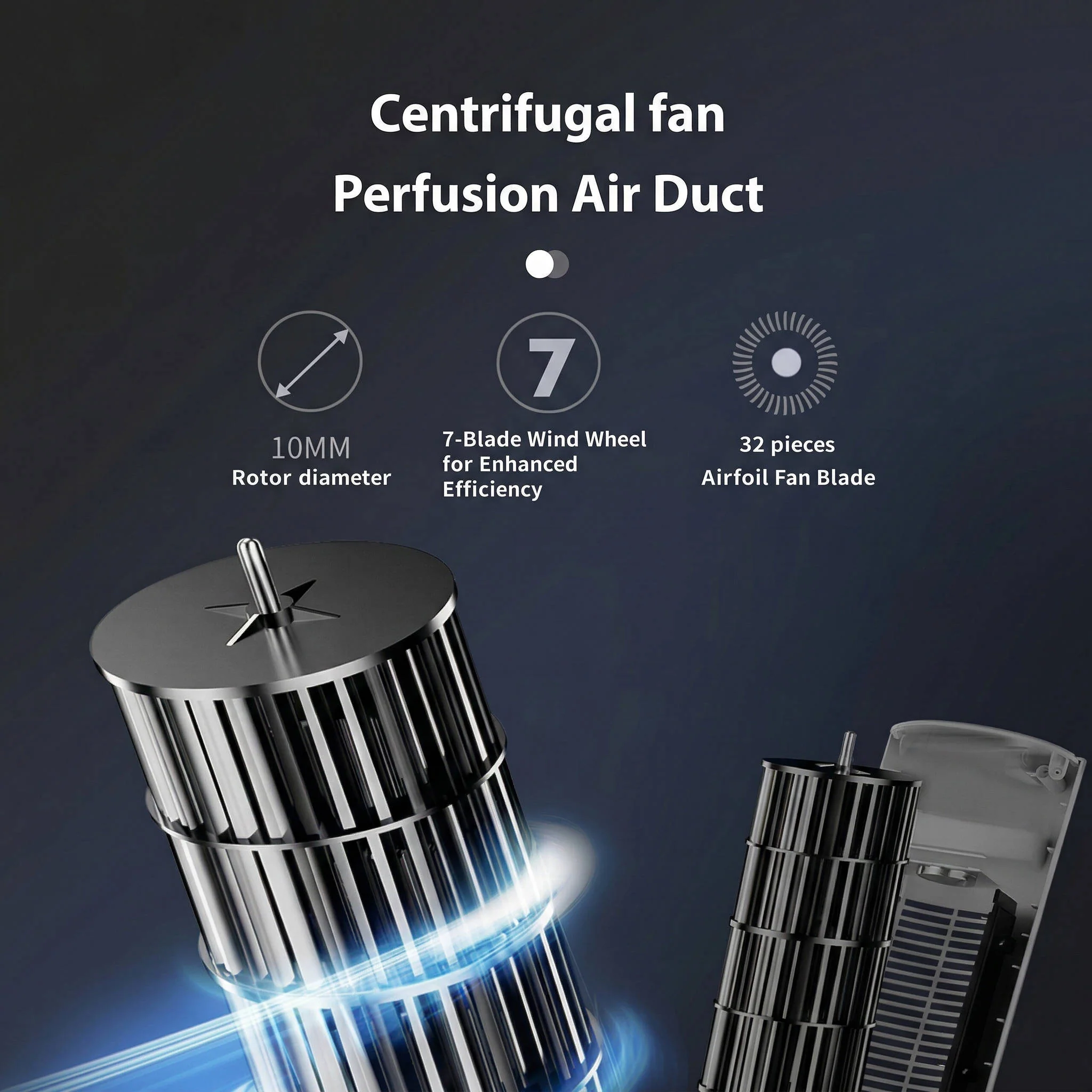 Portable Ac Unit Air Conditioner for Bedroom, Powerful & Smart Room Cooler, Windowless, Quiet for Sleep - Image 5